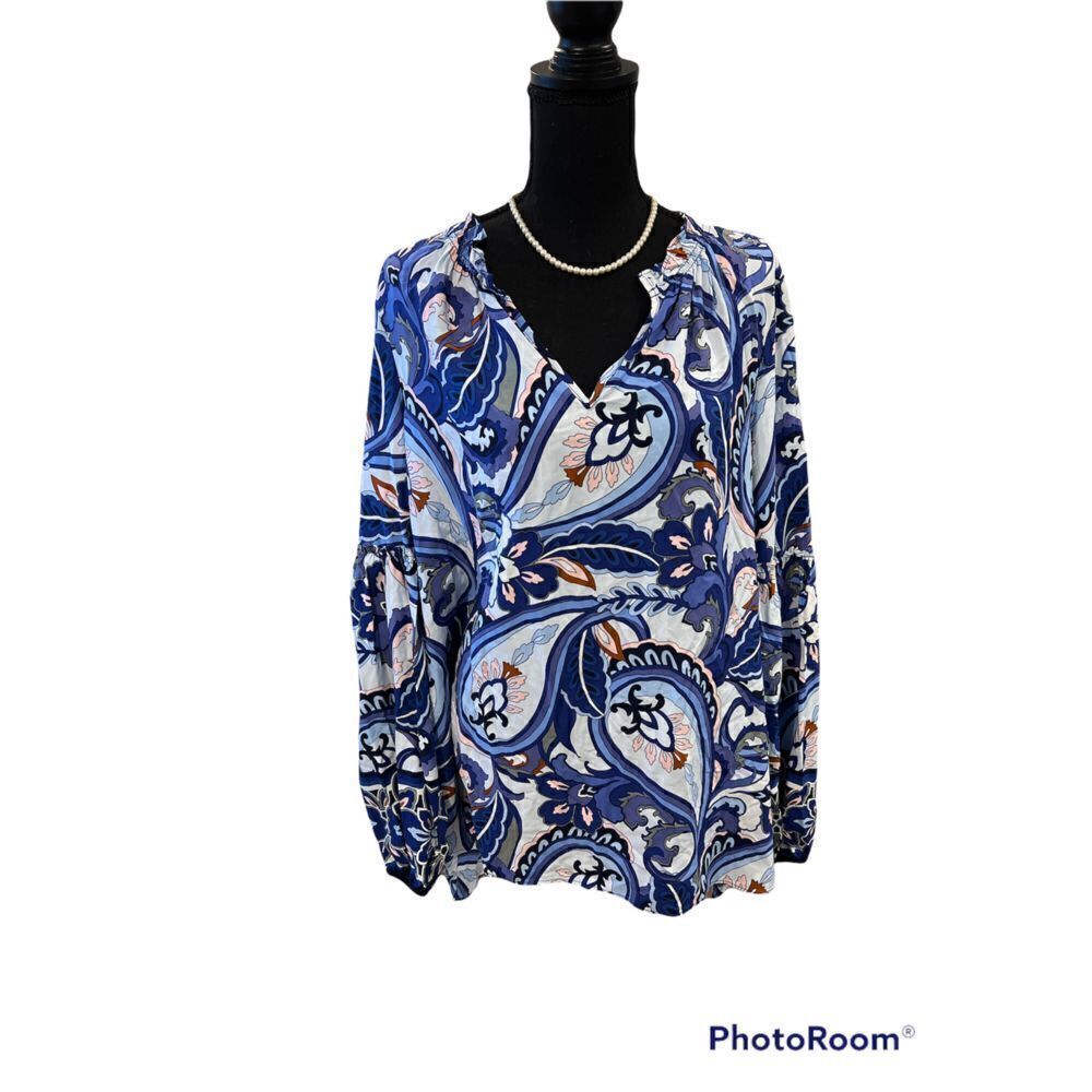High-Low Long Sleeve Tunic by Crown & Ivy